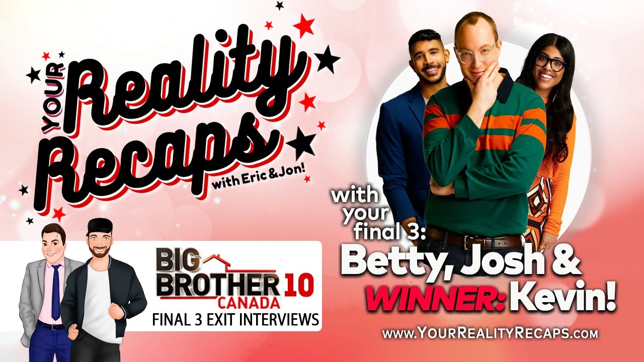 #BBCAN10 FINAL 3 INTERVIEWS:  Betty, Josh & Winner Kevin Jacobs!