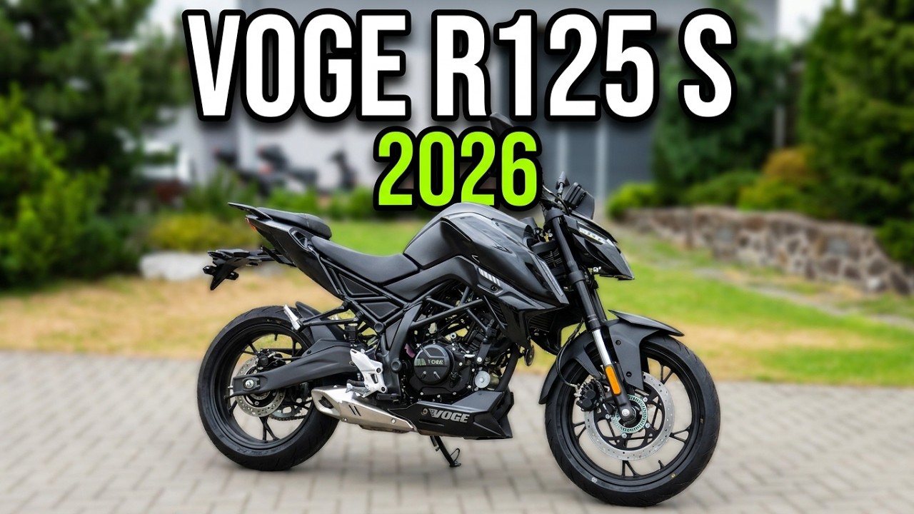 VOGE R125 S Black model 2026. 
