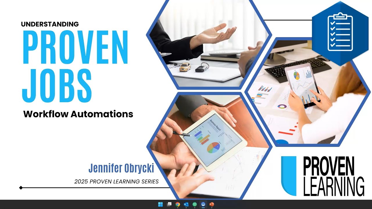 Proven Learning Series: Workflow Automations in Proven Jobs