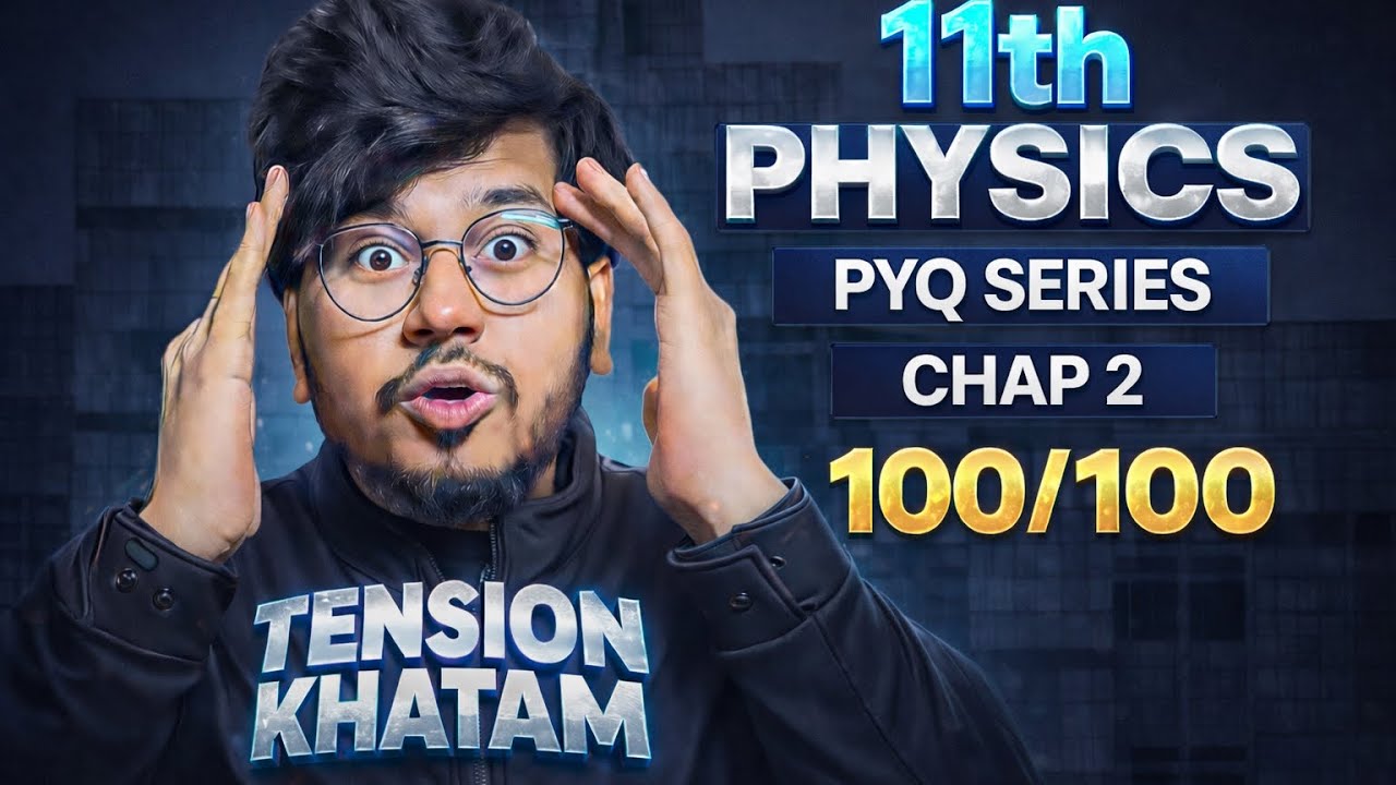 Motion in a straight line Important Previous Year Questions for Exam 2026 | Important questions 
