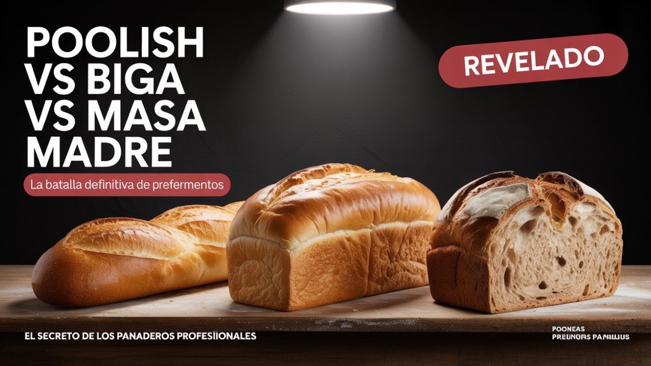 ¿Cuál es MEJOR para tu Pan Casero?: Poolish Vs  Biga Vs  Masa Madre