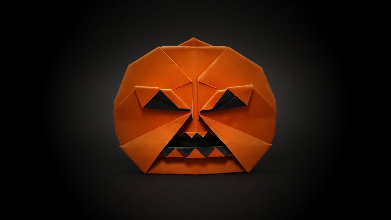 ORIGAMI JACK-O'-LANTERN 🎃 (Jo Nakashima) - HALLOWEEN