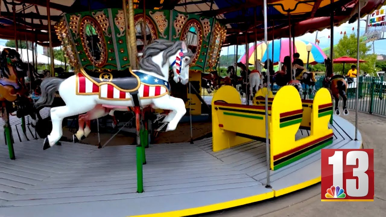 Historic Huck Finn's Playland carousel reopens after major repairs