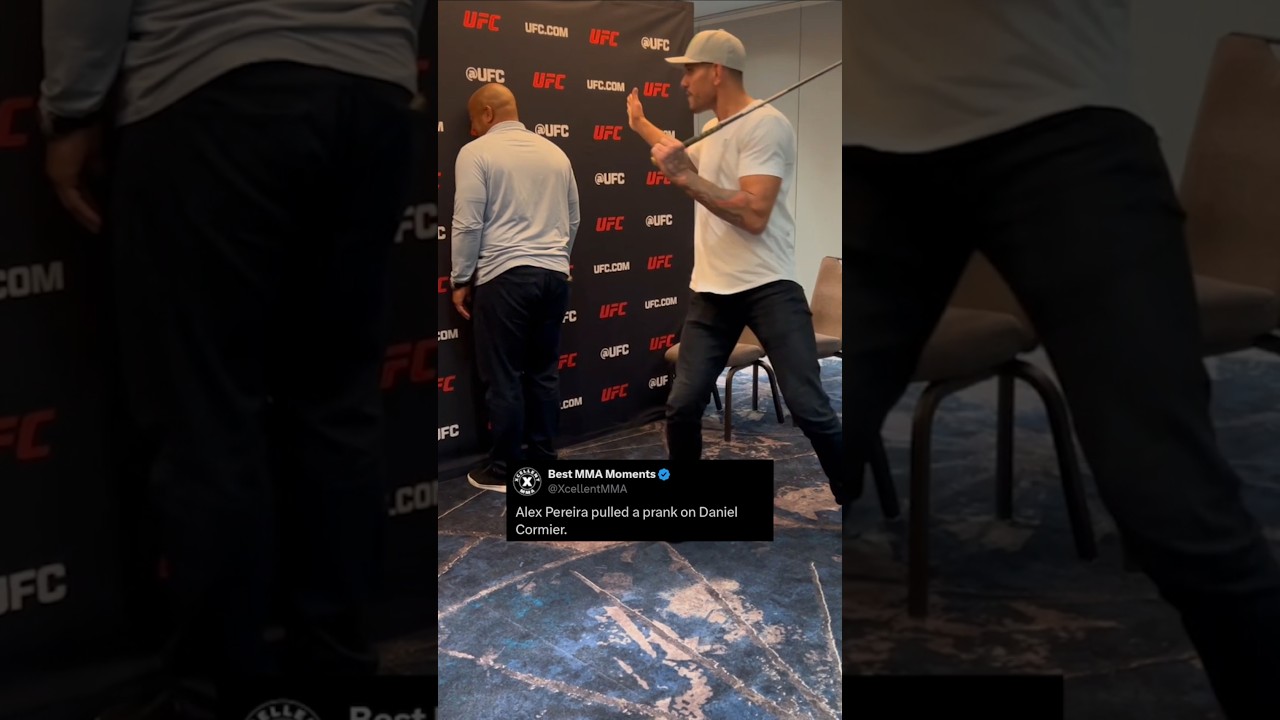 Alex Pereira pulled a prank on Daniel Cormier