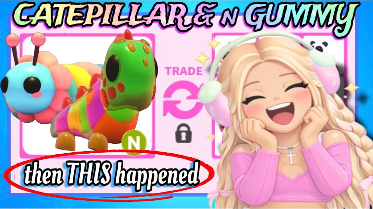 Trading NEW Gummy Iguana & Gumball Caterpillar… Profile Trades Got WILD 🦎🍬🐛