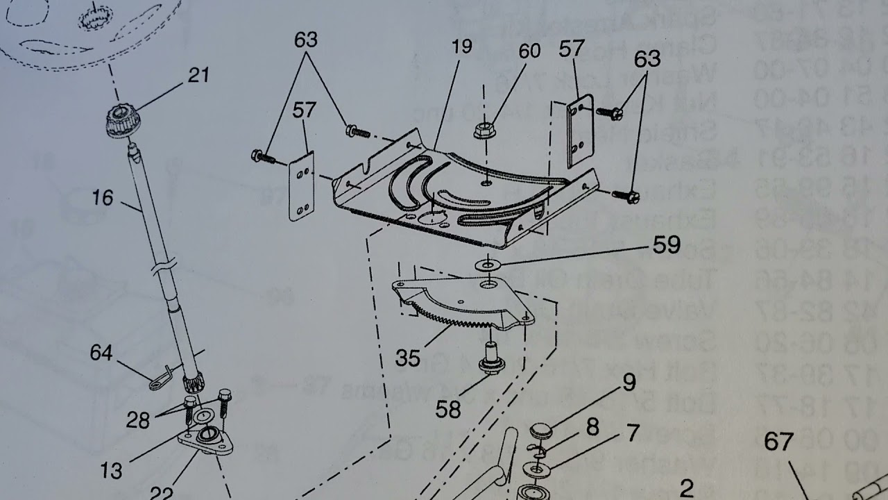 Husqvarna YTH22V42 Yard Tractor Lawnmower Left Steering Arm Draglink Installation