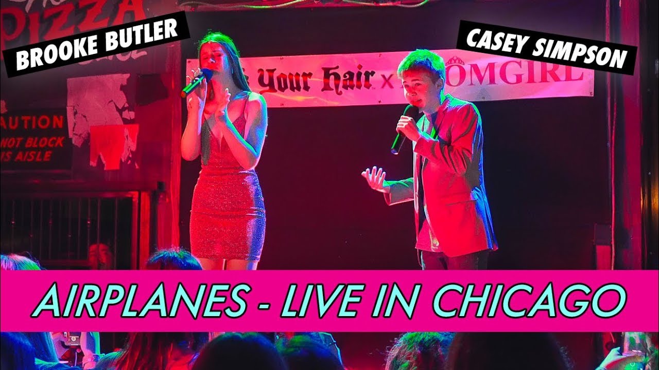 Casey Simpson and Brooke Butler - Airplanes (Live in Chicago)