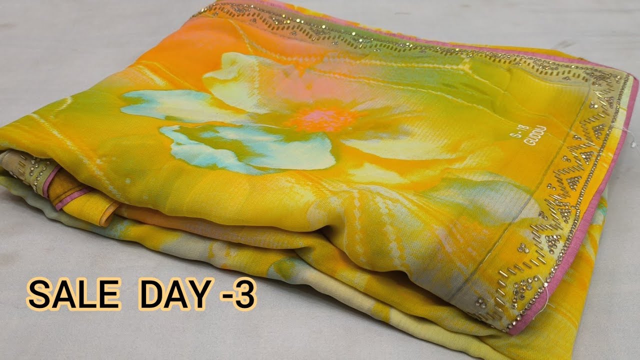 Party Wear Saree |SALE DAY-3 #newfancysaree #sadi 