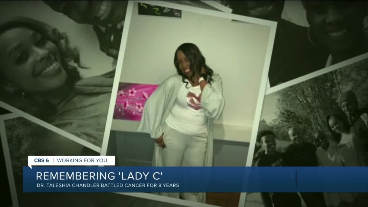 Friends and family fill Richmond church with song and love to honor Lady C