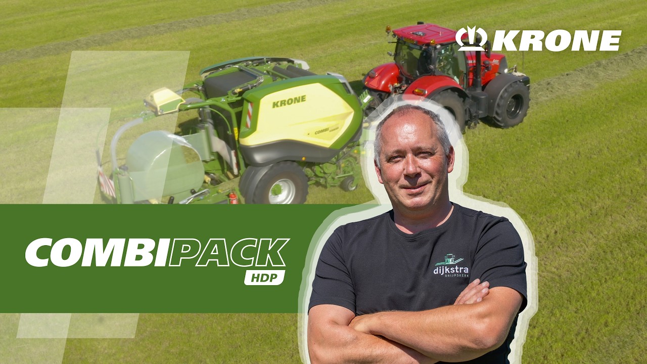 50 Ballen pro Stunde! KRONE CombiPack HDP &uuml;berzeugt Milchviehbetrieb & Lohnunternehmer