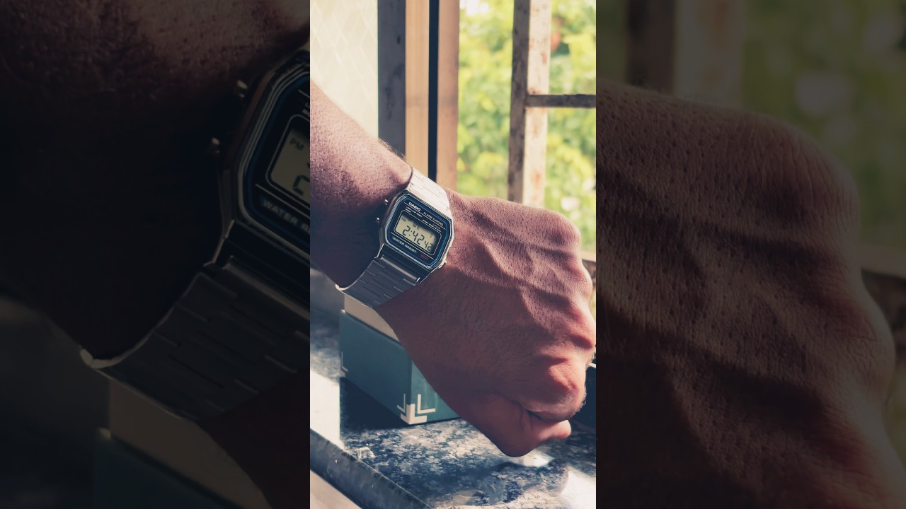 Casio vintage watch A-158WA-1Q #casiowatches #timepiece #vintagewatches