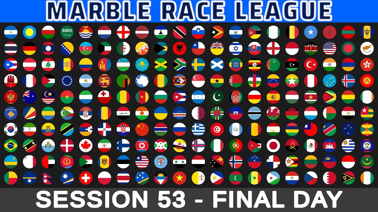 Marble Race League Session 53 Final Day ~ 200 Countries