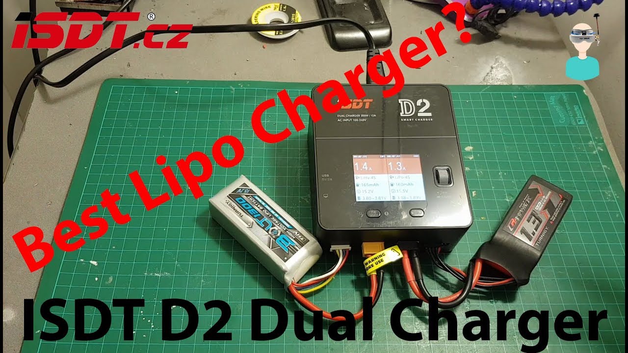 ISDT D2 200W 20A AC Dual Channel Output Smart Battery Balance Charger