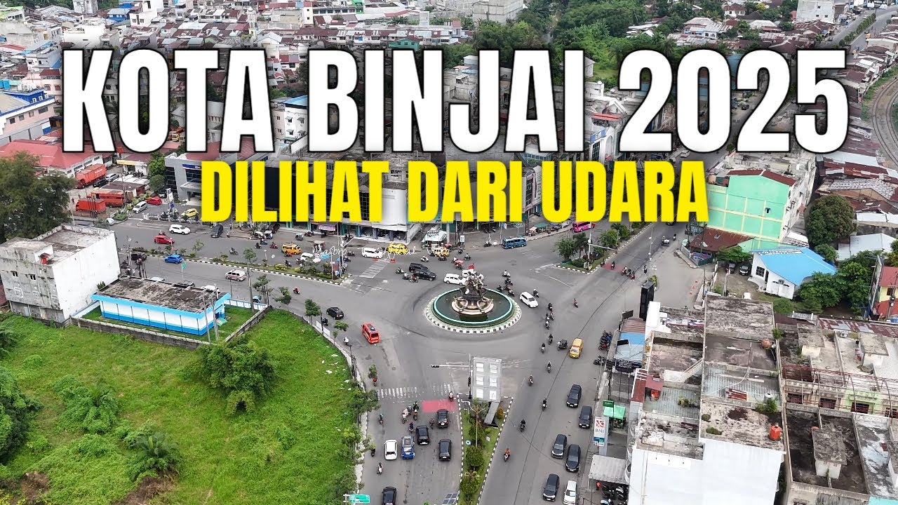 BINJAI 2025 Makin Keren 😎! Intip Kota Binjai Dari Drone!