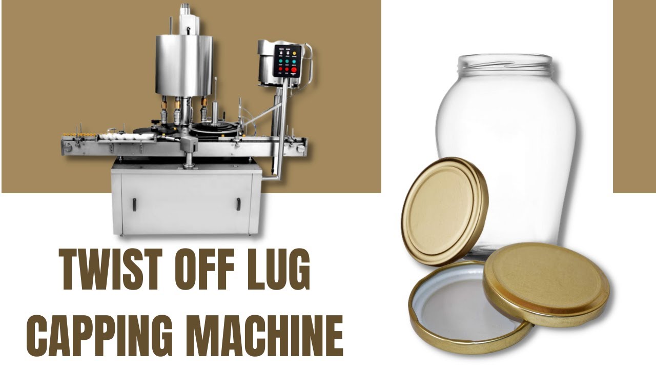 AUTOMATIC GLASS JAR CAPPING MACHINE | LUG CAPS | 4HEAD