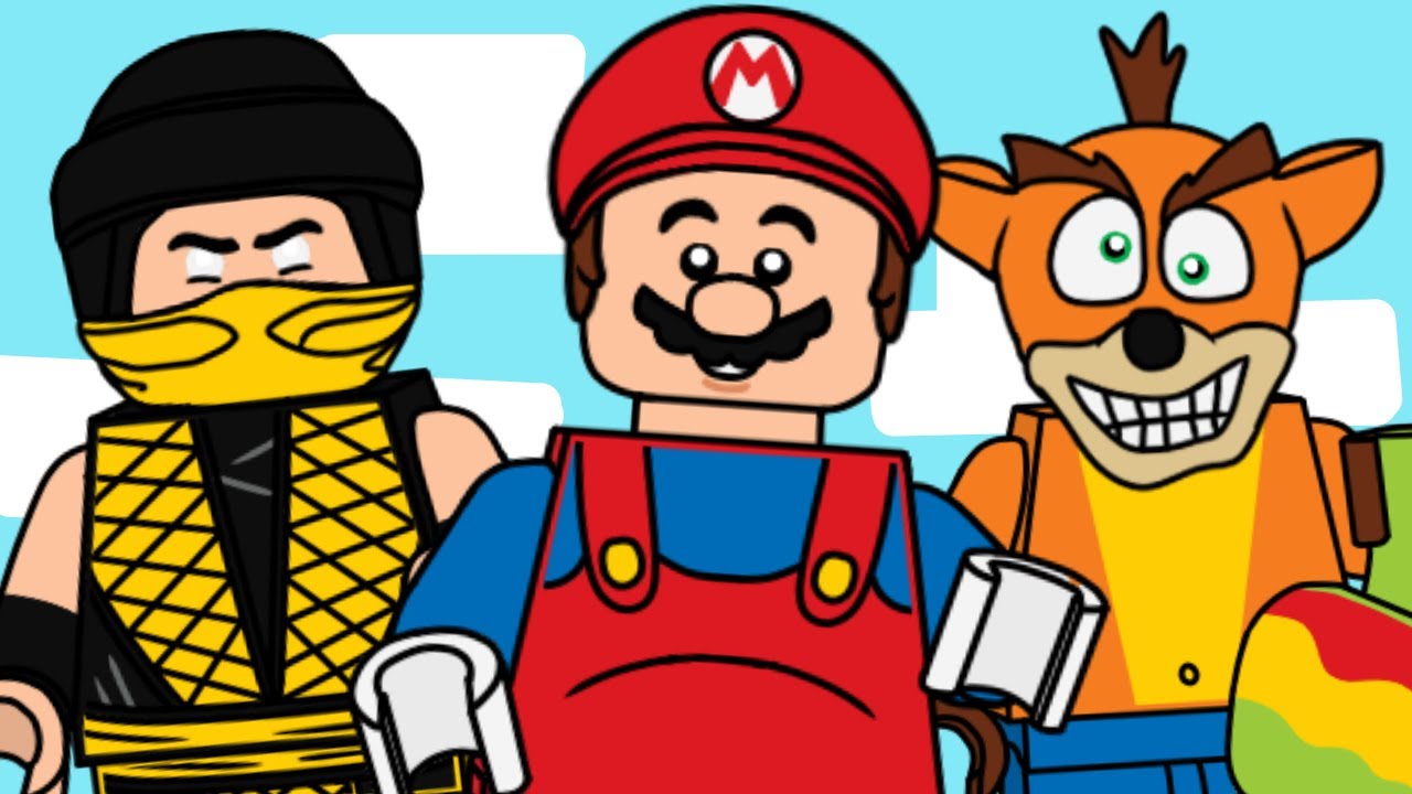 Custom Lego Classic Video Game Minifigures
