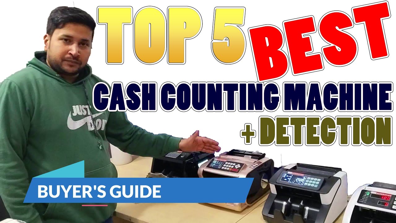 TOP 5: Best Cheapest Cash Counting Machines with Fake Note Detection! 2024 Buyer's Guide & Review