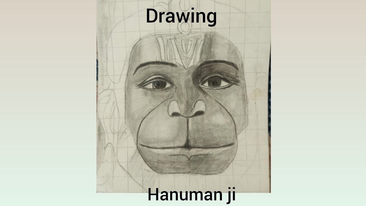hanuman ji drawing pencil sketch/hanuman ji drawing#video #drawing (part1)