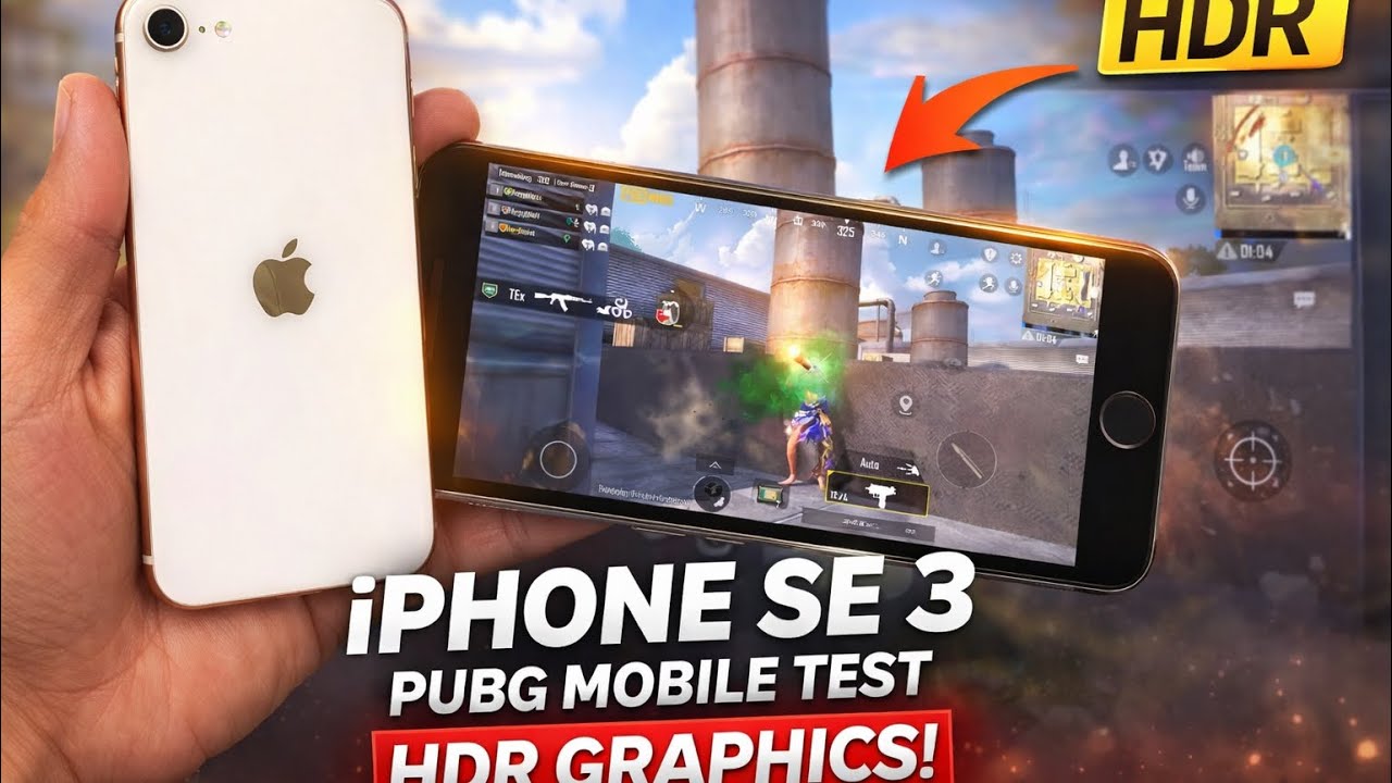 IPHONE SE 3 PUBG MOBILE TEST GRAPHICS 