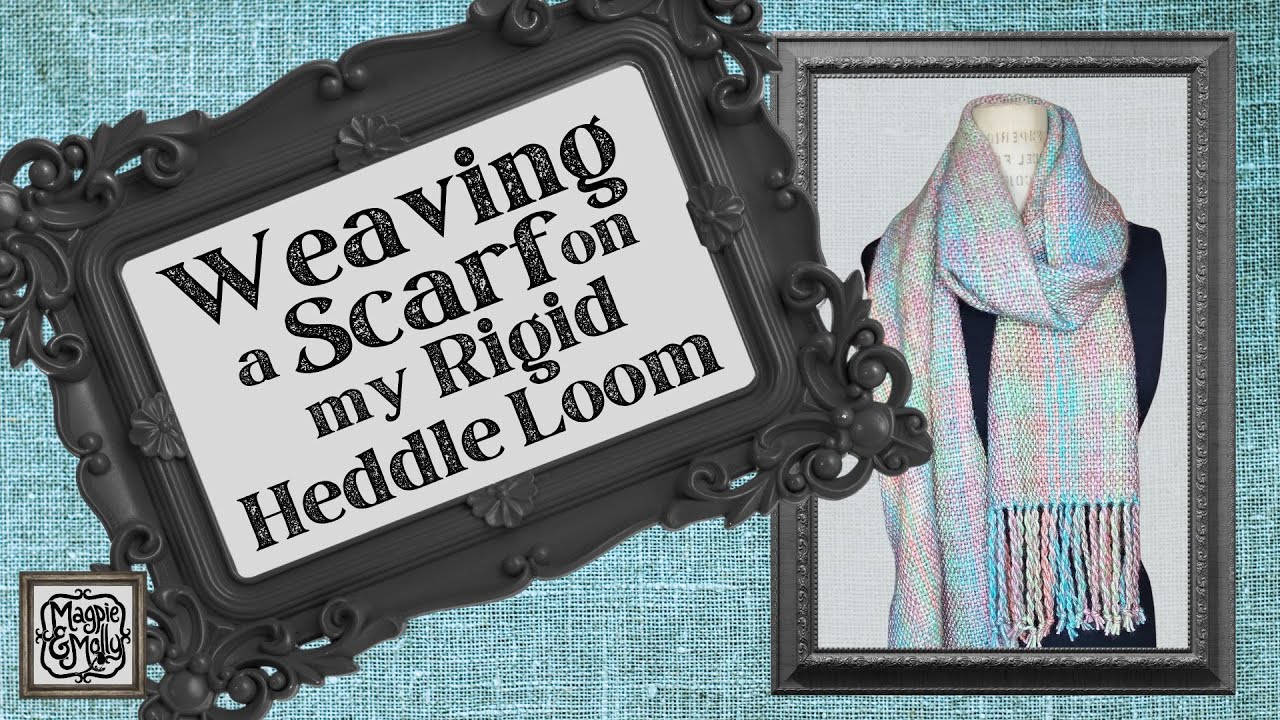 🧶Curious About Rigid Heddle Weaving? Watch Me Make a Scarf! 🧶#loomweaving #rigidheddle #fiberart