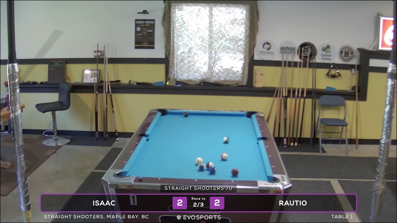 ISAAC vs RAUTIO - STRAIGHT SHOOTERS - TABLE 1 | EvoSports