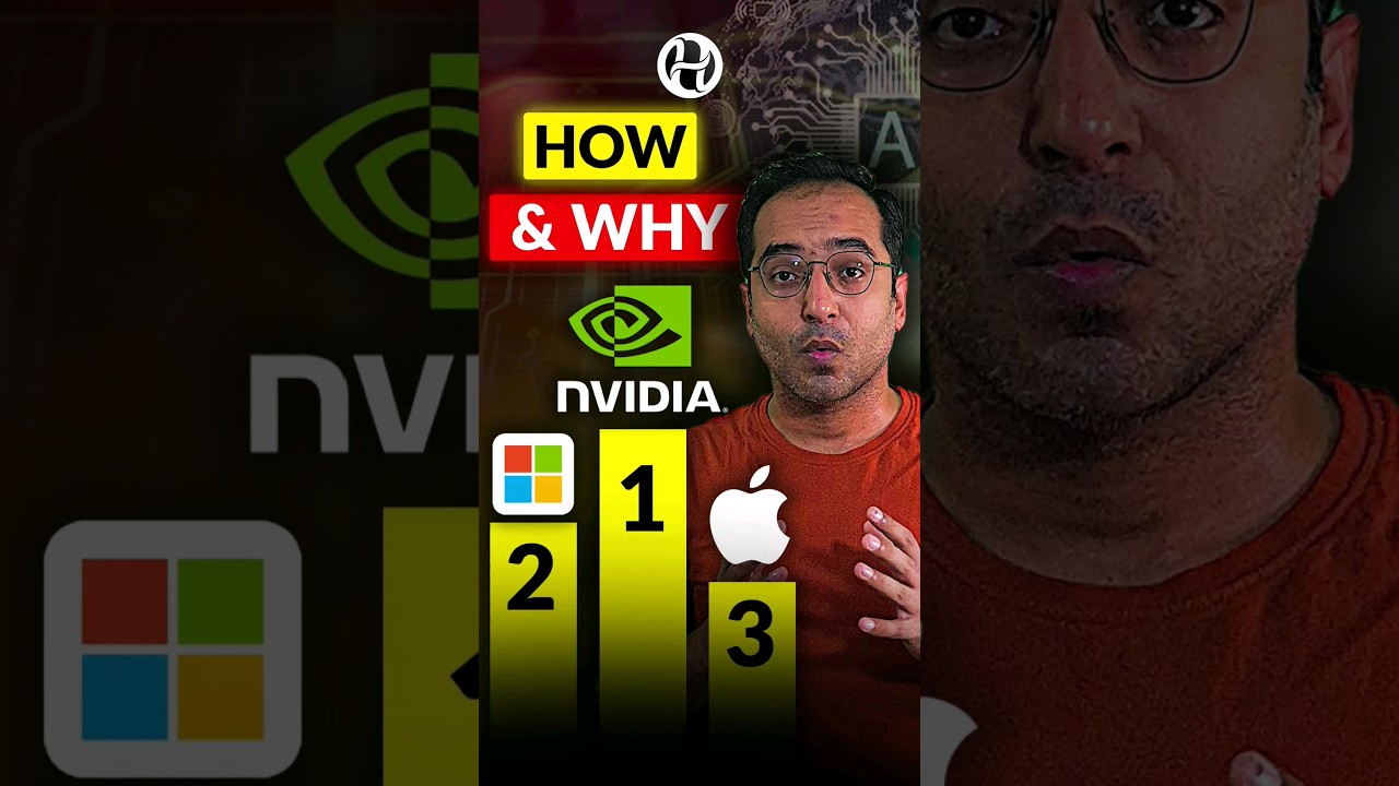 Explained: How Nvidia Overtakes Apple....  #shortsindia #business #tech