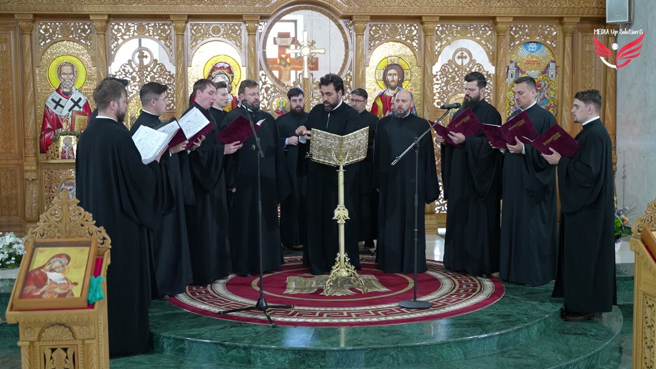 Corul Academic Byzantion în concert la catedrala din Onești