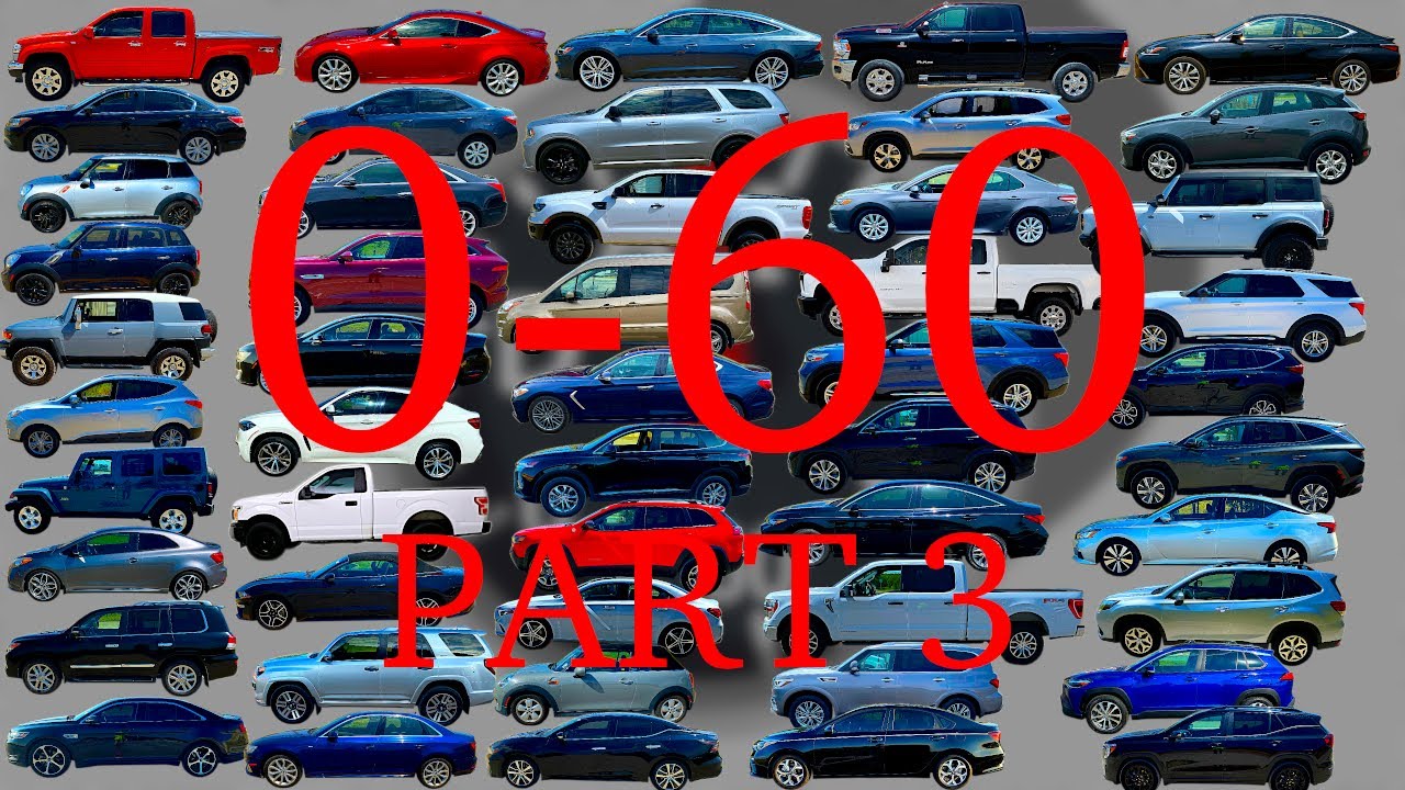 50 CARS 0-60 ( 3 )