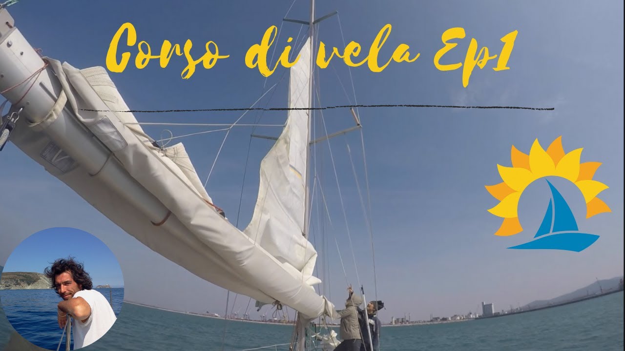 Navigazione Costiera  con vento forza 6  Corso di vela di ASD Girasole su barca a vela 12 metri Ep 1