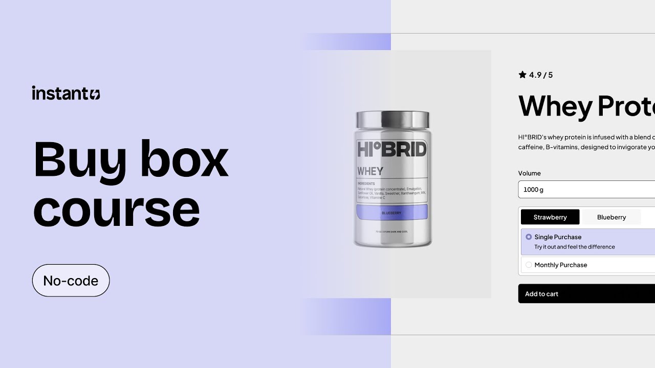 Instant course: Shopify Buy box