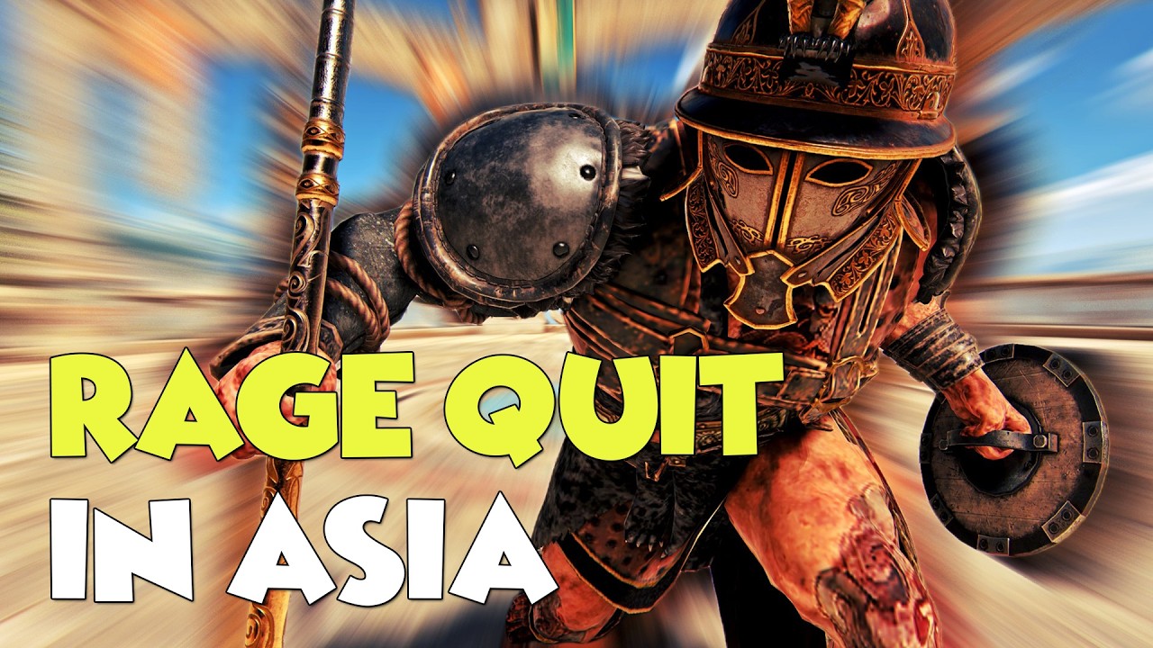 Мой первый случай выхода из игры из-за ярости на азиатских серверах. Бедняга Тианди! | For Honor