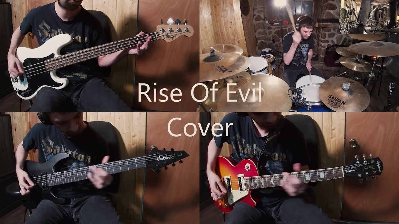 Rise Of Evil - Guitar, Bass and Drum Cover - Sabaton