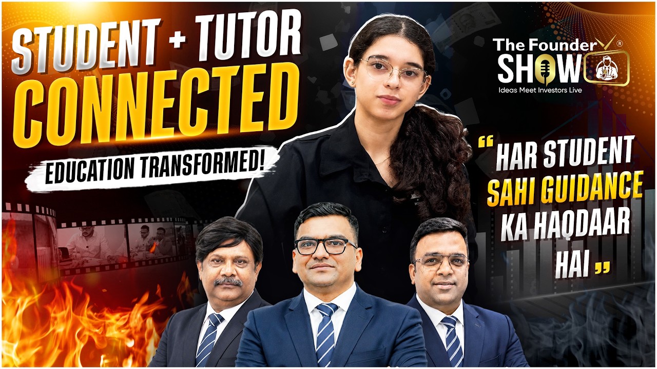 AspireGrit on The Founder Show | How Verified Tutors Are Changing Education in India