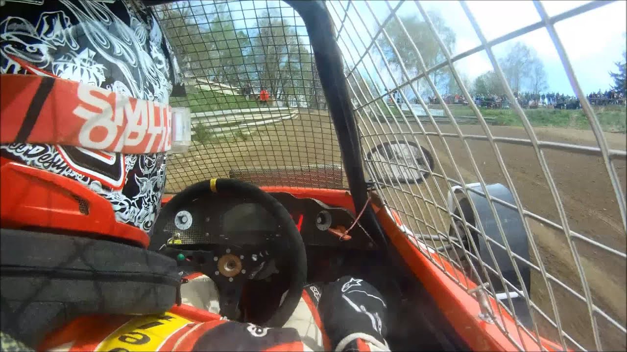 Autocross crash Vaculík vs. Horák, Humpolec 2014