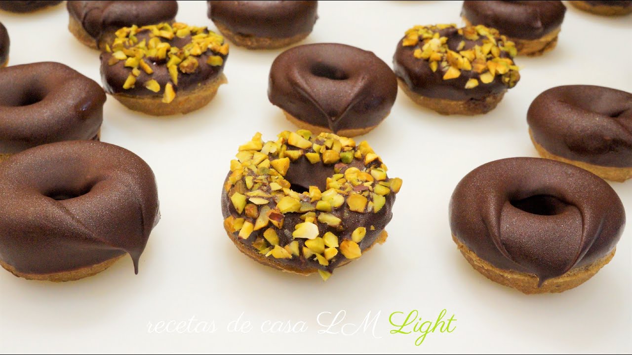 DONUTS DE AVENA 100% SIN AZÚCAR Y SIN LECHE RECETA FÁCIL Y RÁPIDA