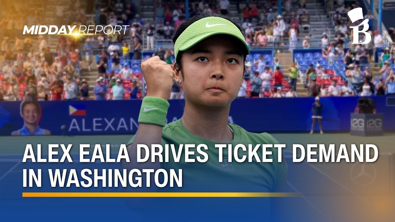 Алекс Эала повышает спрос на билеты на Mubadala DC Open | Полуденный репортаж