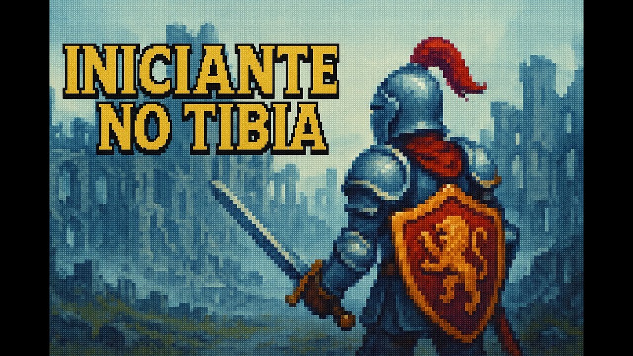 Noob em Tibia ao vivo! Me ensina aí! 🔥