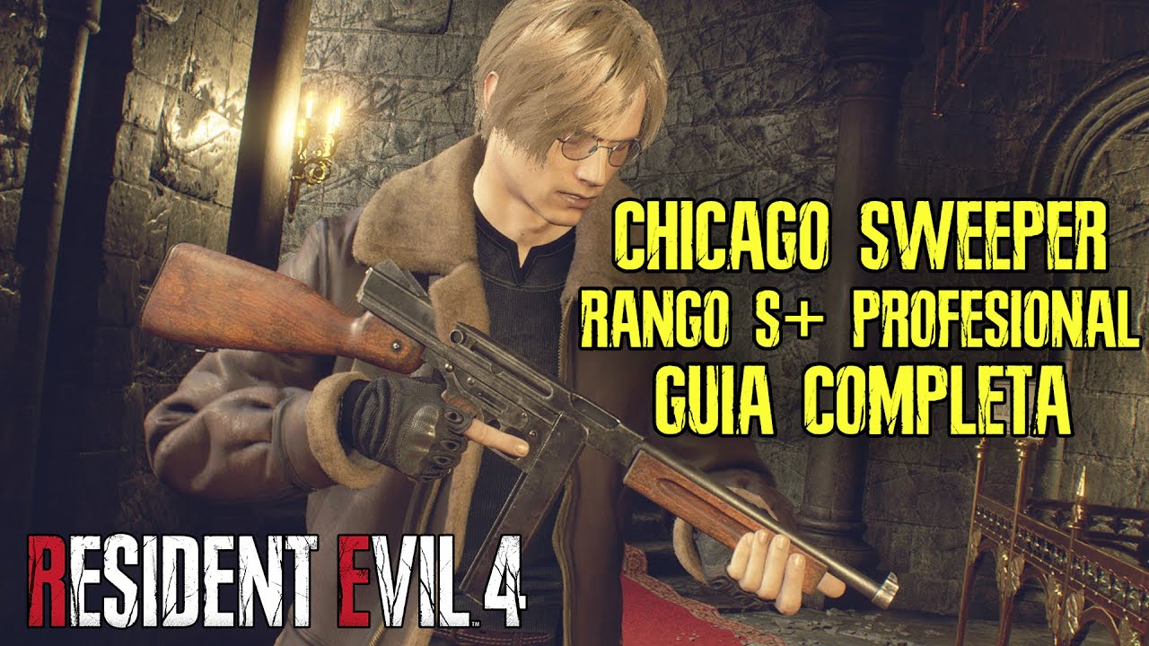 Obtener El Rango S+ En Profesional Con La CHICAGO SWEEPER Es Bien Facil l (Guía Completa) RE4 REMAKE