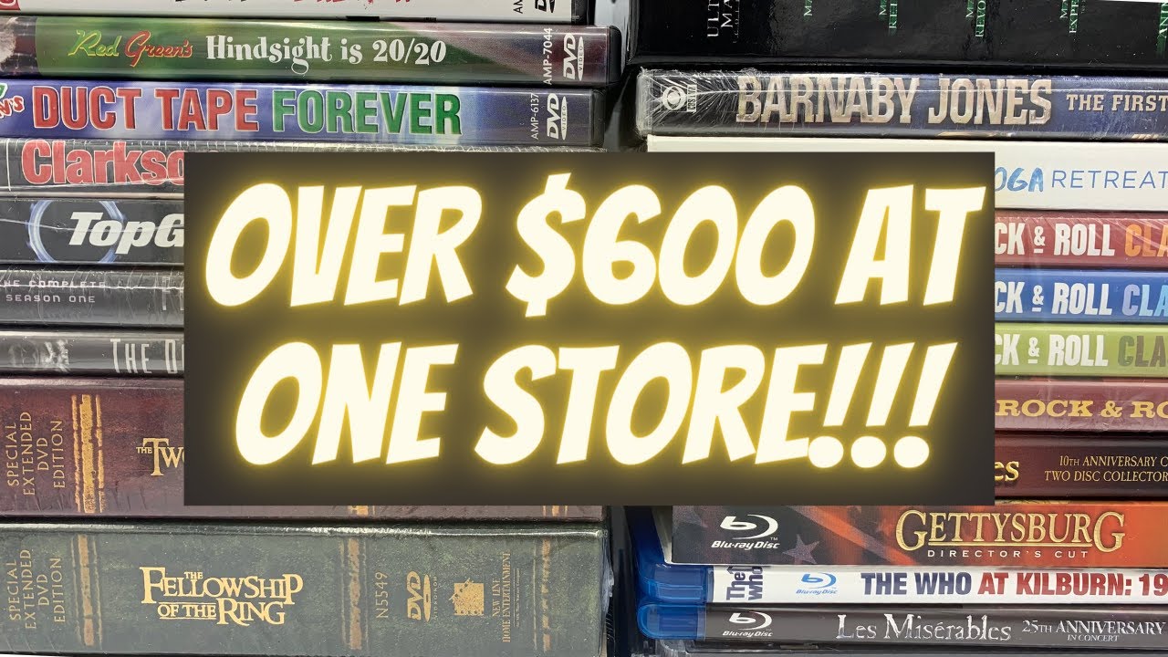 I Found Over $600 In DVDs And CDs At One Store To Resell!!! | Thrift Store Haul February 2021