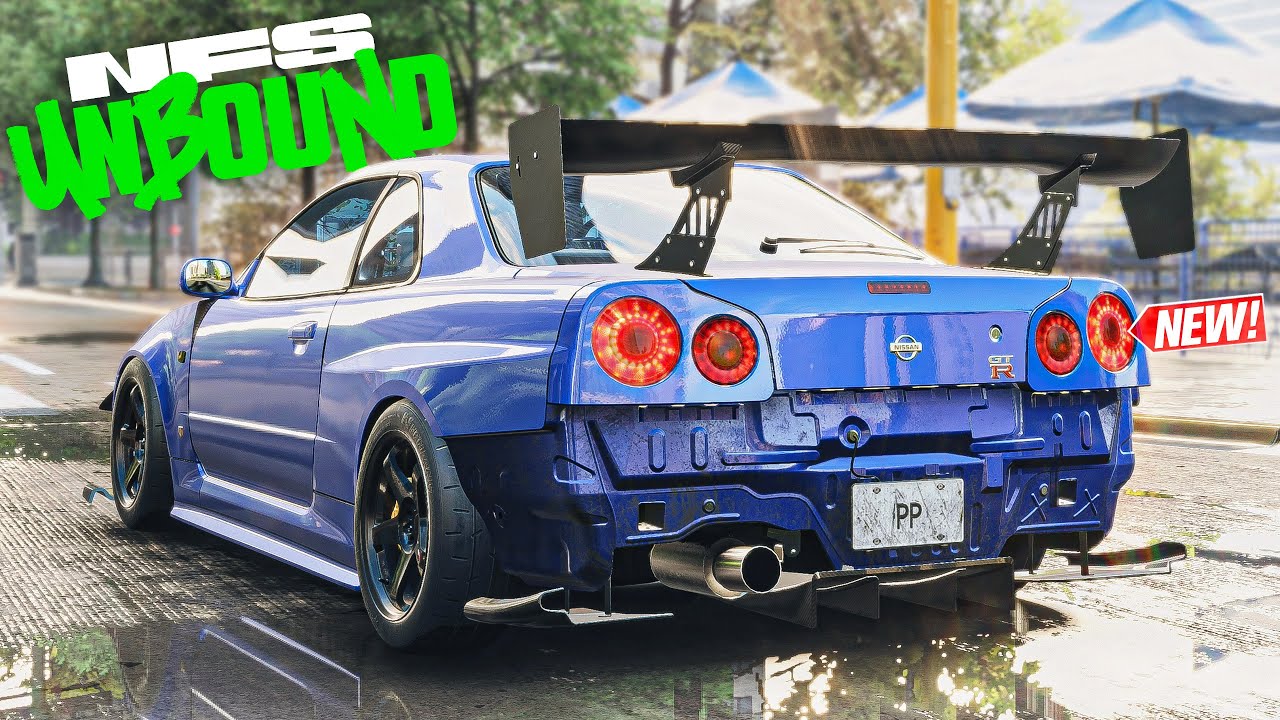 Need for Speed Unbound Gameplay - Nissan Skyline R34 GT-R Customization!
