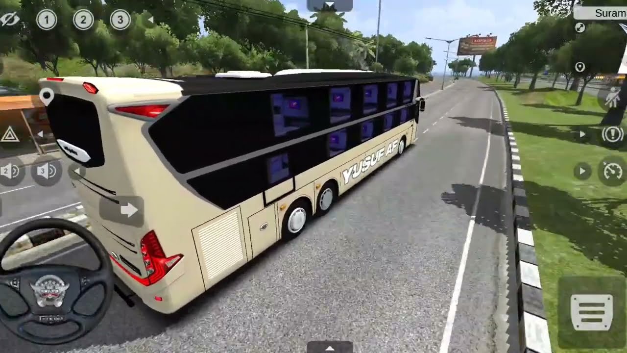 Dream Coach Tronton Sleeper Bus Driving || Bus Simulator Indonesia | Bussid Android Gameplay