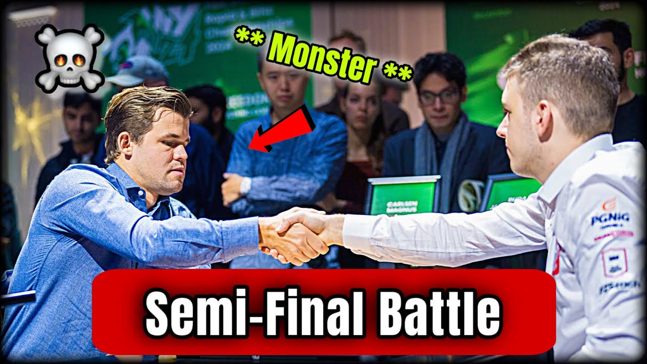 Magnus Carlsen Conquers Duda! ♟️🔥 | Epic Semi-Final Battle ⚔️✨ | FIDE Blitz 2024 🏆