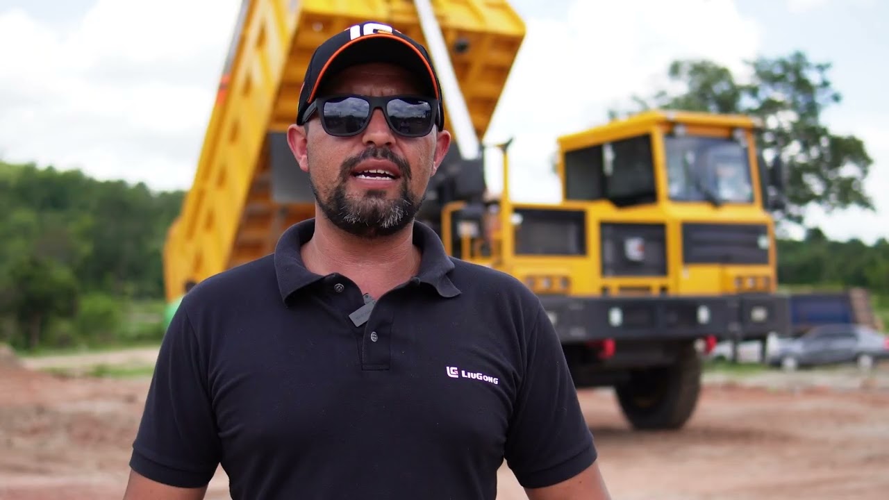 Entrega técnica do Caminhão de Mineração DW90A da LiuGong no estado de Tocantins.