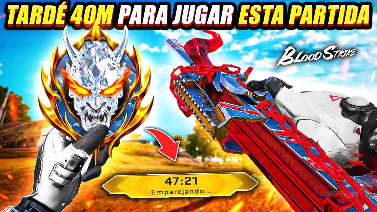 S&Iacute;&hellip; ESPER&Eacute; 40 MINUTOS PARA JUGAR ESTA PARTIDA DE BLOOD STRIKE EN C&Uacute;SPIDE 💀