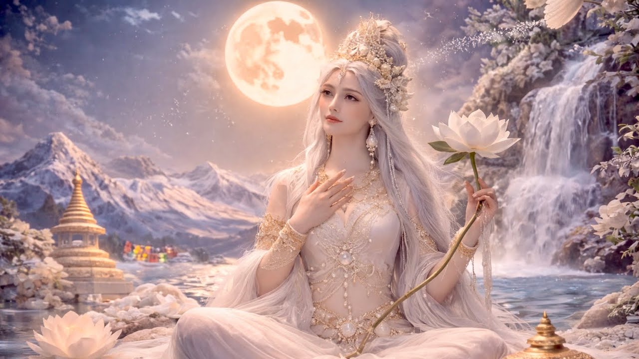 Healing, Peace & Divine Feminine Light | White Tara Mantra 528 Hz