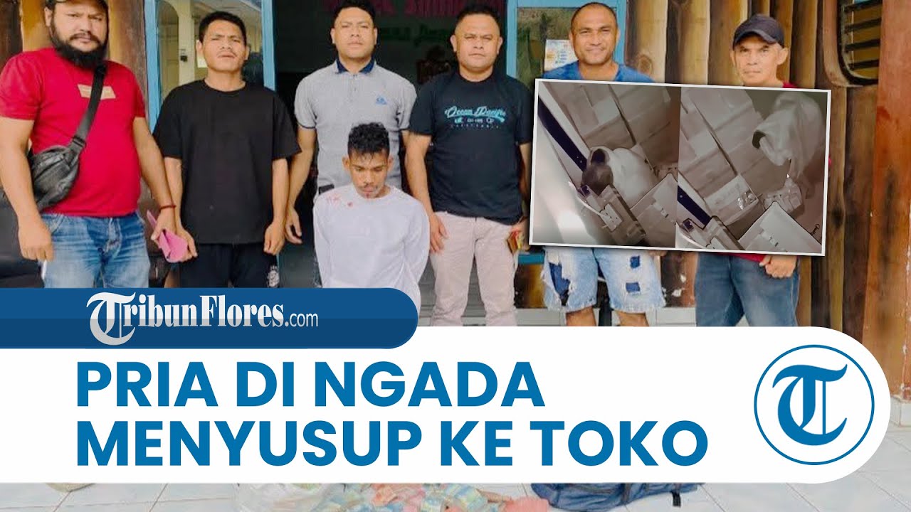 Pria di Ngada Menyusup ke Toko, Diduga Curi Uang Ratusan Juta