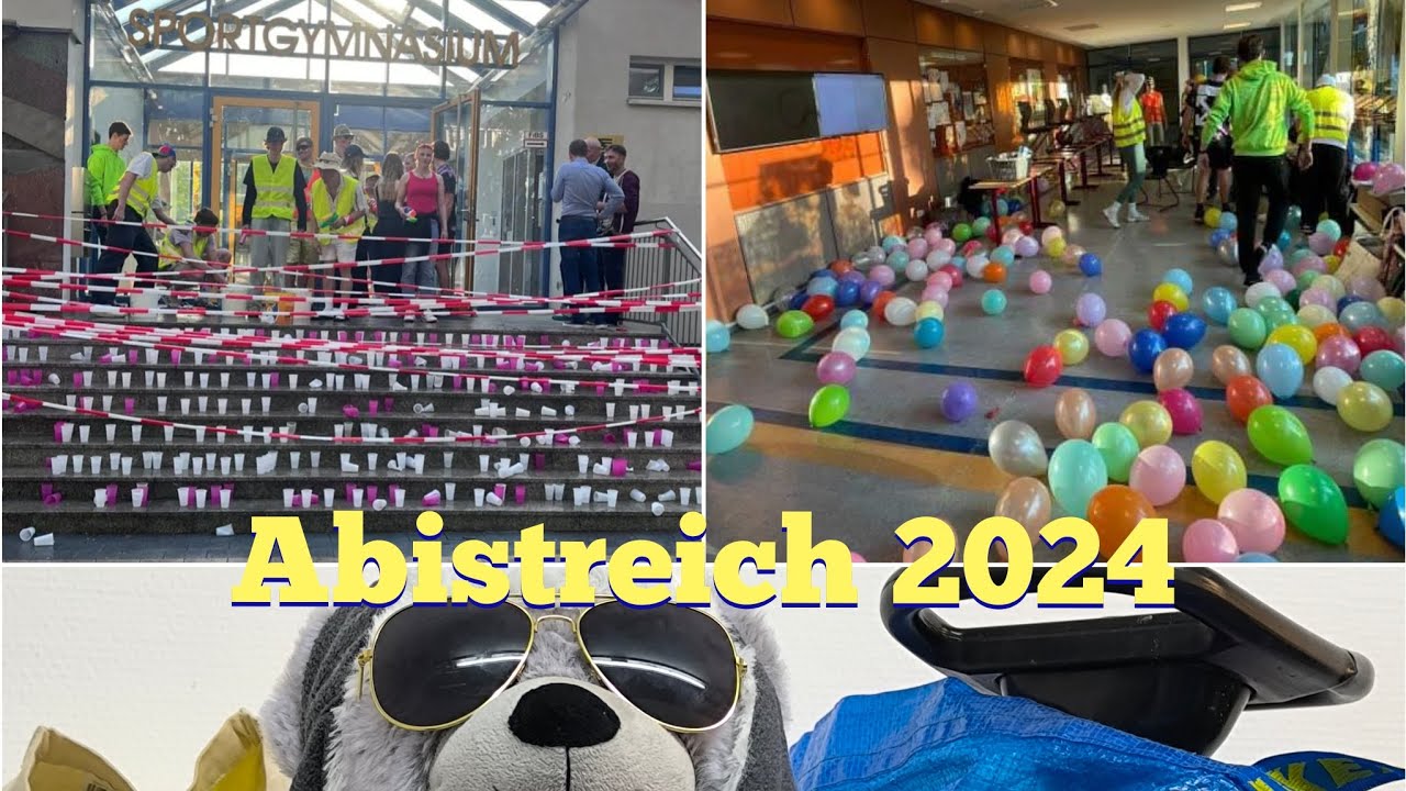 Abistreich 2024 (Wasserschlacht, Schlag den Abiturienten...)