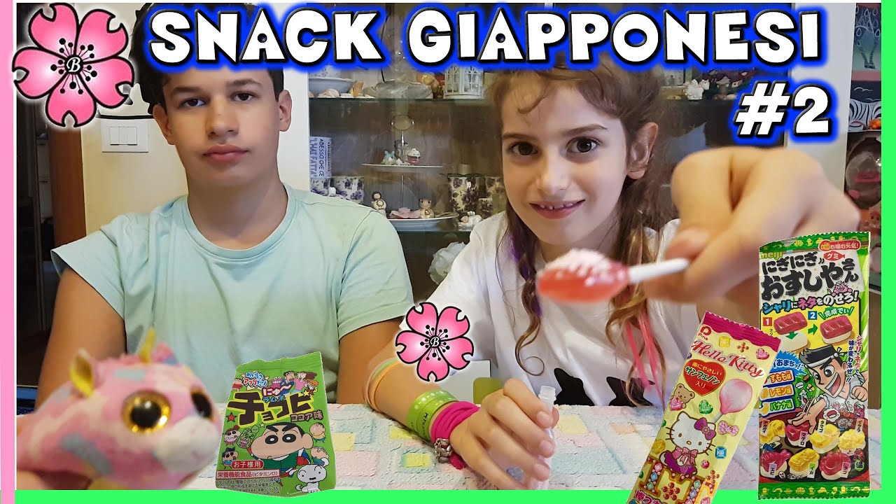 ASSAGGIAMO ALTRI SNACK GIAPPONESI in CHALLENGE!! LE FACCE DI LARA sono EPICHE! Barbara, Lara, Lele