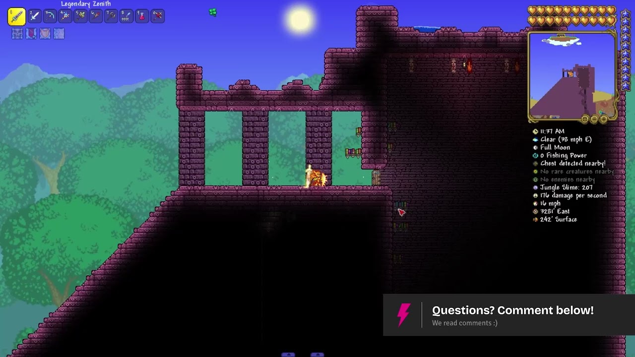 How to CRAFT NIGHT'S EDGE in Terraria (Step by Step)