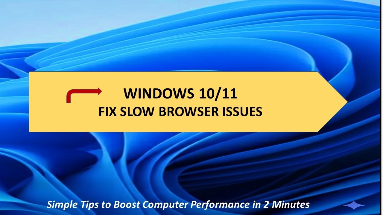 Fix Slow Internet Browsers Fast | Speed Up Chrome, Edge, Firefox & Safari